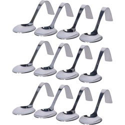 Cosy & Trendy Amuselepels - 12x - 4 stuks - 13 cm - RVS - Besteksets