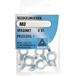 Vleugelmoer m8xvz 5st