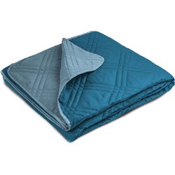 Zydante Home® - Bedsprei Incl. 2 Hoezen - 220x240 cm + 2 * 60x70 cm kussenslopen - Blauw