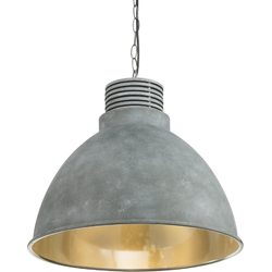 Moderne hanglamp Tagabo - L:47cm - E27 - Aluminium - Grijs