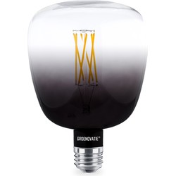 Groenovatie E27 LED Filament XL T145 Half Smoke Globelamp 6W Warm Wit Dimbaar