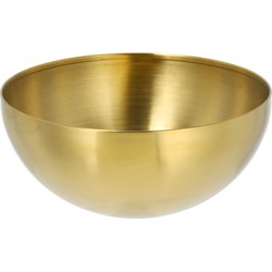 Serveer Kom Bowl - RVS – Goud – Large – Ø 20 x H9 cm