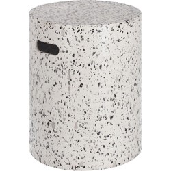 Kave Home - Jenell kruk wit terrazzo Ø 35 cm