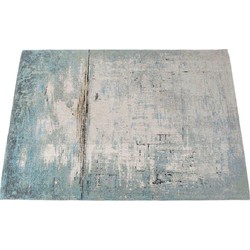 Kare Vloerkleed Abstract Light Blue 300x200cm