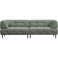 WOOOD Lloyd 4-Zits Bank - Velvet - Groen - 75x245x90
