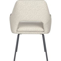Housecraft Living Mos Eetkamerstoel Metaal Off-White