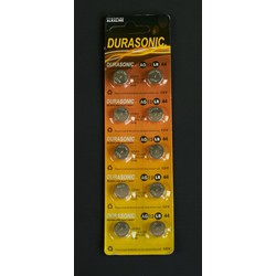 5 stuks - Blister 10 stuks knoopce lampjes batterij Durasonic