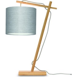 Tafellamp Andes - Bamboe/Lichtgrijs - 30x18x46cm