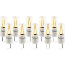 Groenovatie G4 LED Filament 2W Warm Wit Dimbaar 10-Pack