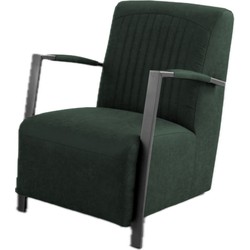 Fauteuil - Dante - Lederlook Missouri groen 10