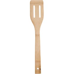 Kinvara Kook/keuken gerei - bakspatel - bruin - bamboe hout - 34 cm - Soeplepels