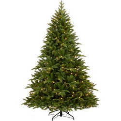 Bolton kunstkerstboom groen LED d117 h155 cm groen