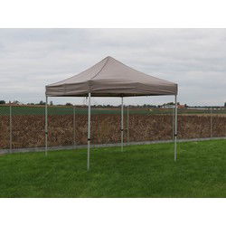 Vouwtent 2,5 x 2,5 meter ALU frame zonder zijwanden kies je kleur