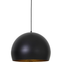 Light&living Hanglamp Ø45x32,5 cm JAICEY mat zwart-goud