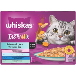 1 Vis van de Dag in saus maaltijdzakjes multipack 12x85g dierensnack