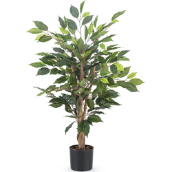 Hoyz Greenery - Kunstplant Ficus Groen 90 cm