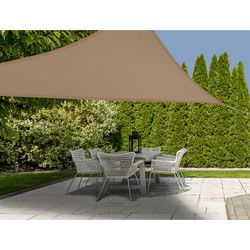 Schaduwdoek - driehoek - zandkleurig - 360 cm - Schaduwdoeken
