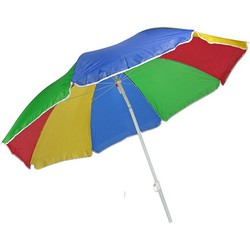 Voordelige regenboog parasol 180 cm - Parasols