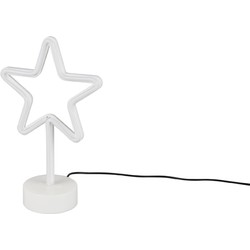 Tafellamp Star - Kunststof - Wit