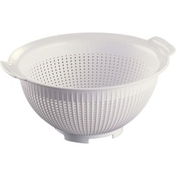 Keuken vergiet - wit - kunststof - dia 41 cm - Keuken accessoires - Horeca/restaurant kwaliteit - Vergieten