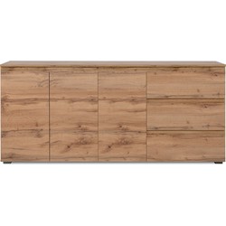 Dressoir met 3 Deuren, 3 Laden en 2 Planken - L178,5 x H80 cm