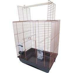 Interzoo vogelkooi Big Ara koper/zwart
