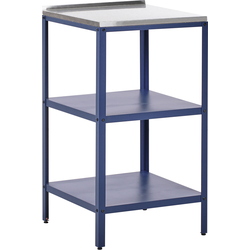 VILAMA - Buitenkeuken eiland - Blauw - Staal
