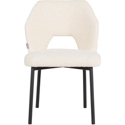 MUST Living Side chair Bloom,82x54x57 cm, bouclé natural