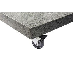 Wielenset voor granietvoet 125 kg