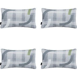 Madison -  Sierkussen Tess sage - Ca. 30x50 cm - Set van 4