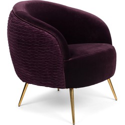 BOLD MONKEY So Curvy Lounge Chair Purple