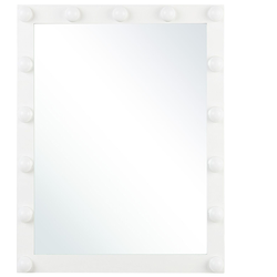 ODENAS - LED-spiegel - Wit - IJzer