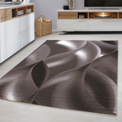 Plus Vloerkleed - Laagpolig Tapijt Woonkamer - Beige / Bruin- 200x290 CM