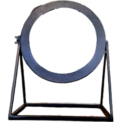 Benoa Gilbert Black Round Mirror on Standard 36 cm