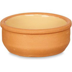 La Dehesa Tapas schaaltjes - 6x - mini - terracotta/geel - 8 x 4 cm - Snack en tapasschalen