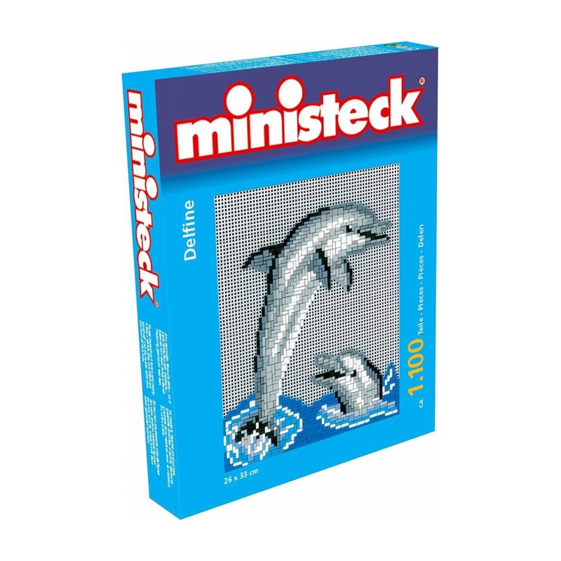 Ministeck Ministeck Dolfijn - 1100 stukjes - 