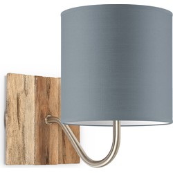 wandlamp Drift Bling Ø 16 cm - lichtgrijs