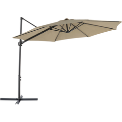 Beliani SAVONA II - Cantilever parasol-Beige-Polyester