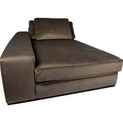 PTMD Block sofa chaise longue arm L Juke 12 taupe