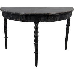Clayre & Eef Sidetable Zwart Hout