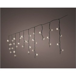 Led icicle lights twinkle 490 led klass iek warm - Decoris