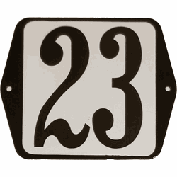Huisnummer standaard nummer 23