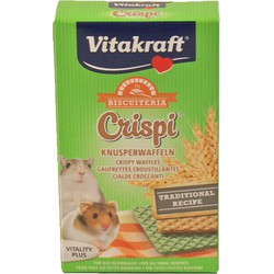 Vitakraft Crispi's wafeltjes hamster 12 stuks/10 gram