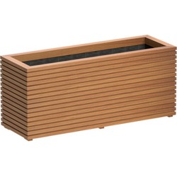 Adezz Malaga Rhombus hardhouten plantenbak rechthoek 150 x 50 x 65 cm