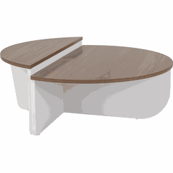 Set van 2 salontafels L90 cm - ORION