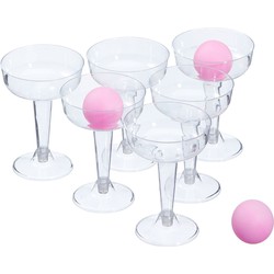 Decopatent® Party Pong drankspel - Drank Spel - Prosecco Drinkspel - 12x Drinkbekers + 3 Ballen