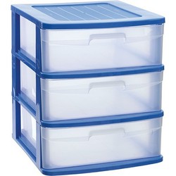 Ladeblok/bureau organizer - 3x lades - L40 x B39 x H49.5 cm - Ladeblok