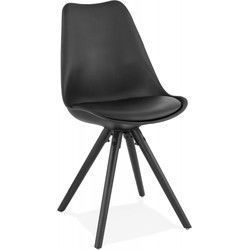 PIPA design stoel 56x48x82 cm Zwart