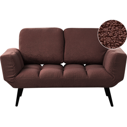 BREKKE - Slaapbank - Bruin - Bouclé