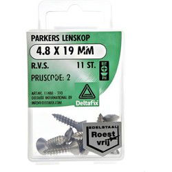 Parkers 4,8x19mm rvs 11st